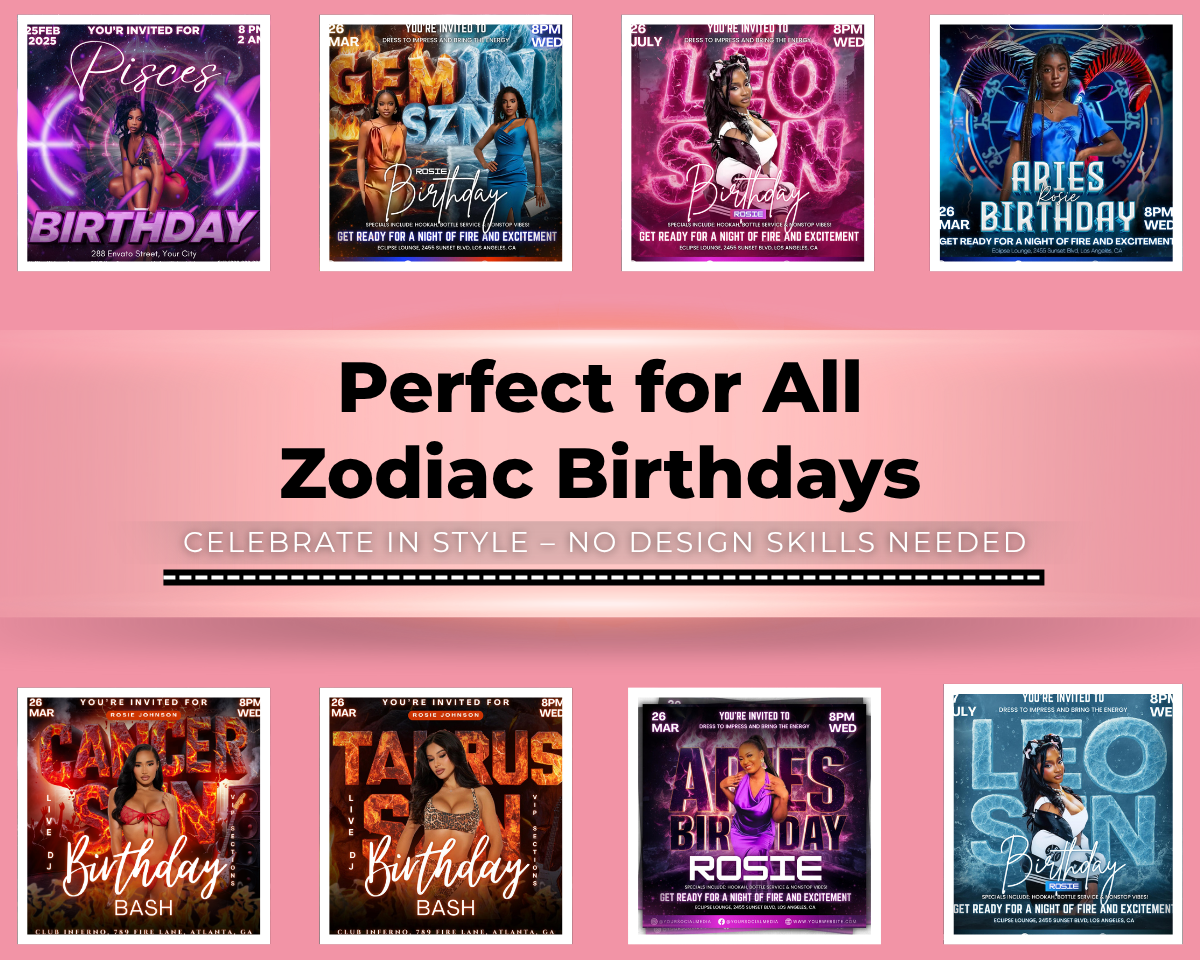 Birthday Flyers Bundle