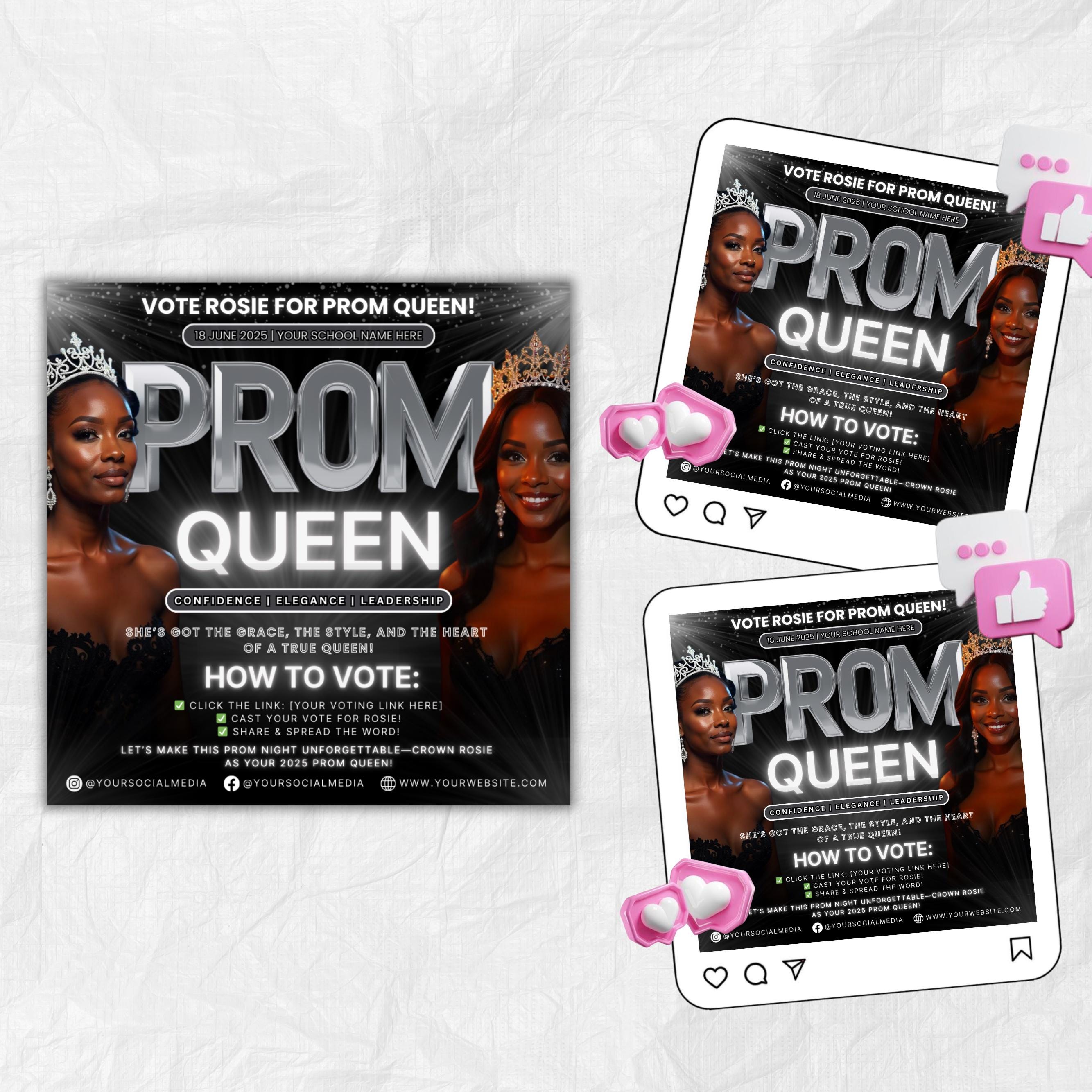Prom Invitation, Prom Send Off Flyer, Prom Invitation Flyer, Prom Flyer, Prom Invite Flyer,Prom Party Invite,Canva Template,Instant download