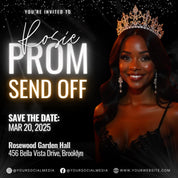 Prom Invitation, Prom Send Off Flyer, Prom Invitation Flyer, Prom Flyer, Prom Invite Flyer,Prom Party Invite,Canva Template,instant download