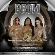 Prom Dress Flyer, Prom Flyer, Prom Flyer Template, Prom Dress flyer Template ,Prom Fashion Flyer,Prom Party Celebration Flyer Canva Template