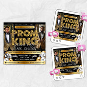 Vote for Prom King Flyer, Prom Send Off Flyer, Prom Invitation Flyer, Prom King Flyer, Graduation Flyer, Prom King Template, Canva Template