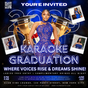 Graduation Party Flyer, Grad Party Invite, Class of 2025, Graduate Invitation, Grad Night Club Flyer, Diy Flyer Template Grad Canva Template