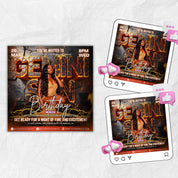 Gemini Season Party Flyer, Birthday Szn Flyer, Gemini Invitation Flyer, Gemini Birthday Event, Social Media Flyer, Premade Flyer Template
