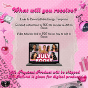 July Booking Flyer, Appointent Available Flyer, DIY Summer Flyer, Hair, Nails, Lash, Social Media Flyer, Canva Template, Instant Download