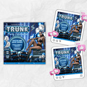 Trunk Party Flyer, Graduation Party Invitation, College Send Off Invitation, Social Media Flyer, Editable Canva Template, Instant Download