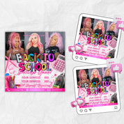 Back To School Flyer, Back to school sale flyer, Back to school Hair flyer, DIY canva template, Back 2 School Flyer, Braid Special Flyer
