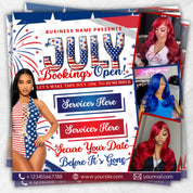 4th of July Flyer, 4th of July Flash Sale Flyer, Independence Day Flyer, DIY Flyer Template, Social Media Post, Canva Flyer,Instant Download