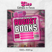 August Bookings Flyer, August Bookings Available, Hair Flyer, August Appointment Flyer, August Calendar Flyer, Makeup, Booking Flyer