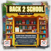 Back to School Party flyer, Back 2 School Flyer, Summer Flyer, Party Invite Flyer, DJ Disco Flyer, Canva Editable Flyer, Instant Download
