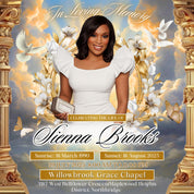 Memorial Flyer, Memorial Funeral, Memorial Funeral Announcement Flyer, Funeral Invite Flyer Template, Rest in Peace Flyer, Canva Editable