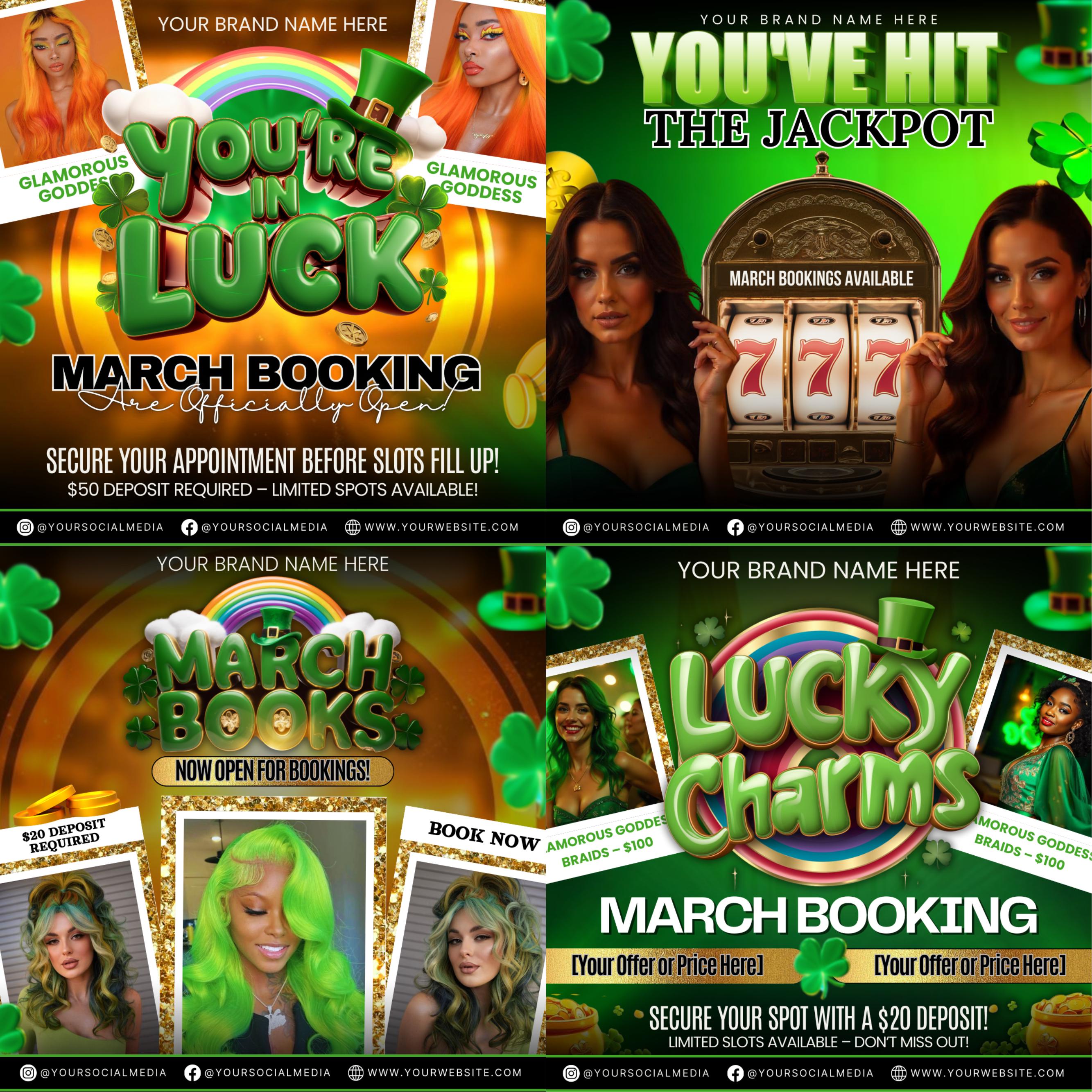 All-in-One Mega Flyers Bundle, Editable Whole Shop Templates, Canva Appointment Available Flyer, DJ Night CLub Party Flyer, Birthday Flyers