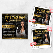 Tax Preparation Flyer, Tax Flyer, Tax Season, Tax Prep Season Flyer, Accountant Flyer, Tax Prep Instagram Template, Tax Preparation Flyer