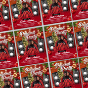 Christmas Pajama Party Flyer, Xmas Holiday Party Flyer, Christmas Club Flyer Template, Canva Editable Christmas Diy Flyer Template