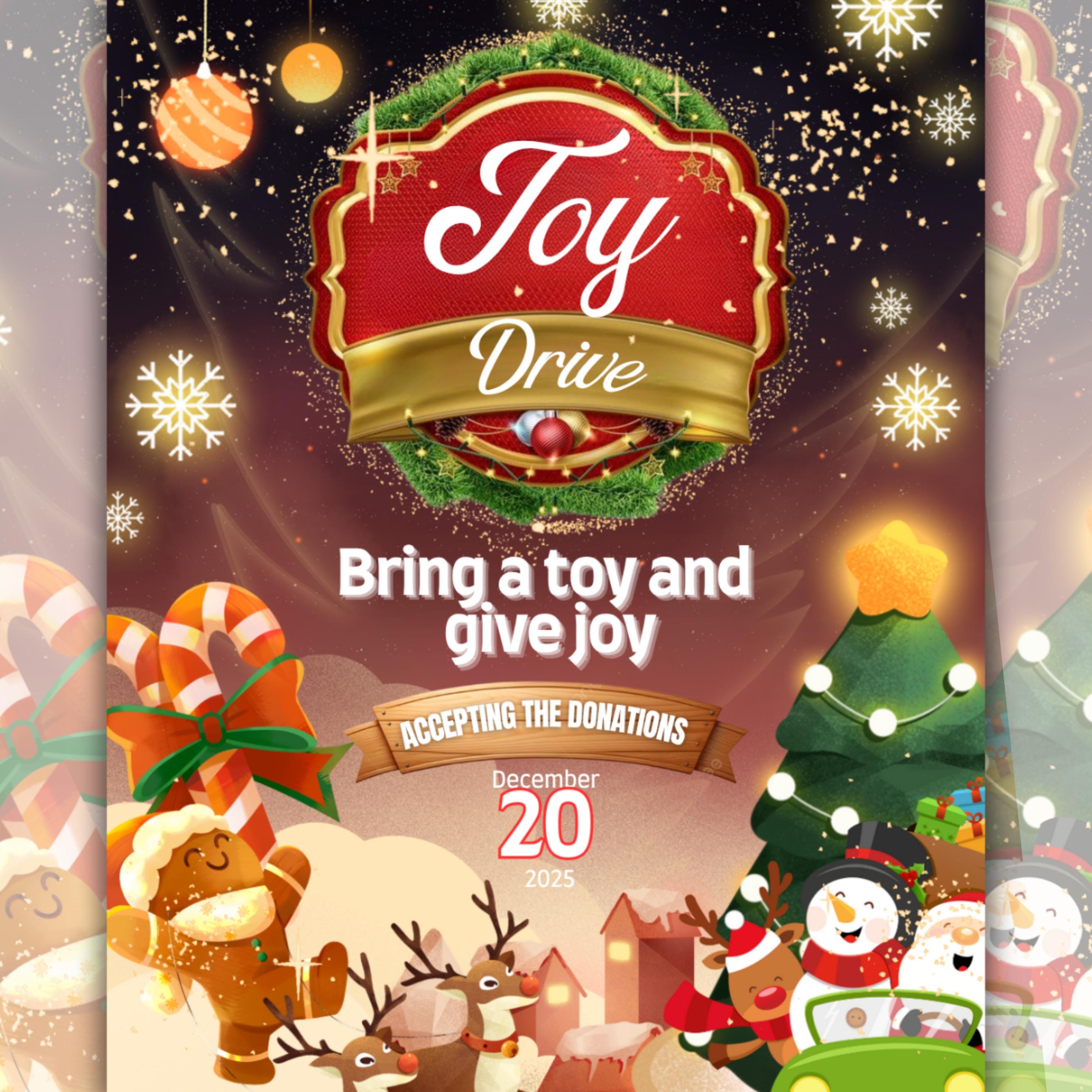 Christmas Toy Drive Flyer Canva Template, Christmas Party Flyer, Toy Drive Template, Food Drive Flyer, Toy Drive Flyer, Diy Toy Party Flyer