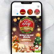 Christmas Toy Drive Flyer Canva Template, Christmas Party Flyer, Toy Drive Template, Food Drive Flyer, Toy Drive Flyer, Diy Toy Party Flyer