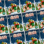 Christmas Food Drive Flyer Canva Template, Holiday Food Drive Template, Church School Food Drive Flyer, Editable Christmas Festival Flyer