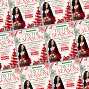 Christmas Booking Flyer, December Booking Flyer, Tis The Season Christmas Appointments, Holiday Sale For Hair,Lash,Makeup,Nails, Wig,Braids