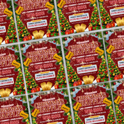 Festive Christmas Raffle Giveaway Flyer - DIY Holiday Flyer for Your Next Event