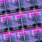 Toxic Thursday Party Flyer, Editable Thursday Party Flyer Template, DJ Nightclub Party For Toxic Adults, Hot Girls Party, Instant download