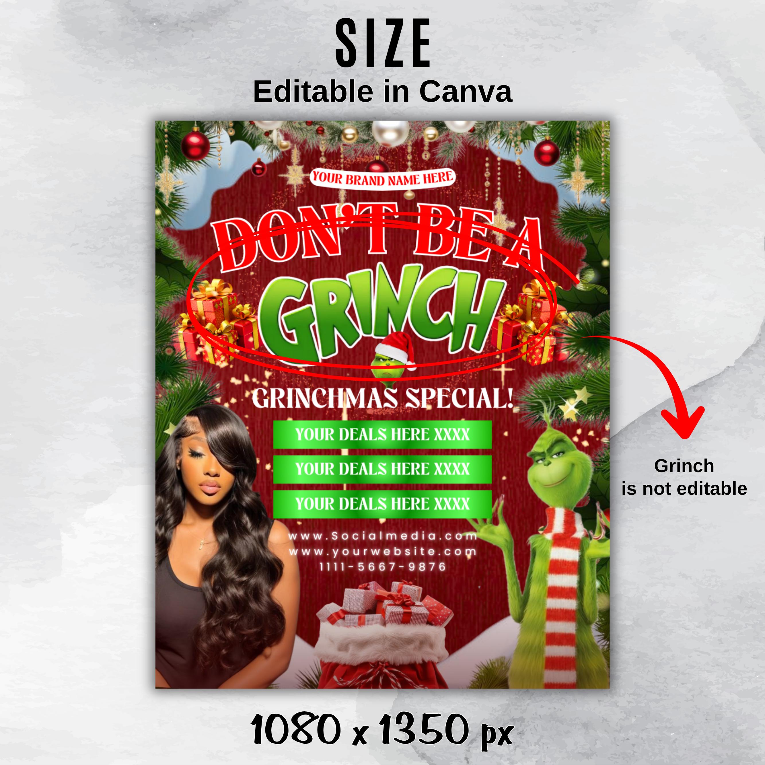 Christmas Booking Flyer, December Booking Flyer Winter Special, Christmas Appointments, Holiday Sale For Hair,Lash,Makeup,Nails, Wig,Braids