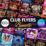 Party Flyers Bundle, Club Party Flyers, Night Club Flyers, Freaknik Party Flyer, Birthday Event Flyer Sunday Hangover Party Flyer Pool Party