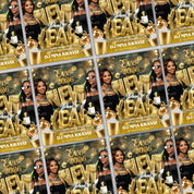 New Year Party Flyer 2026 Canva Template | Happy New Year Countdown Event Flyer | DJ Nightclub Party Invitation