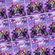 Karaoke Night Flyer, Nightclub Party Flyer, Karaoke Night Invite, DJ Party Invite, Social media flyer, Editable Canva, Instant download