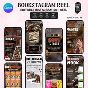 Bookstagram Reels Bundle: Elevate Your Author Marketing with Stunning Templates for Instagram