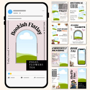 Bookstagram Canva Template, Bookstagram Book Review Template, Author Bookstagram Romance Template, Canva Template Social Media Bookstagram