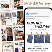 Bookstagram Canva Template, Bookstagram Book Review Template, Author Bookstagram Romance Template, Canva Template Social Media Bookstagram