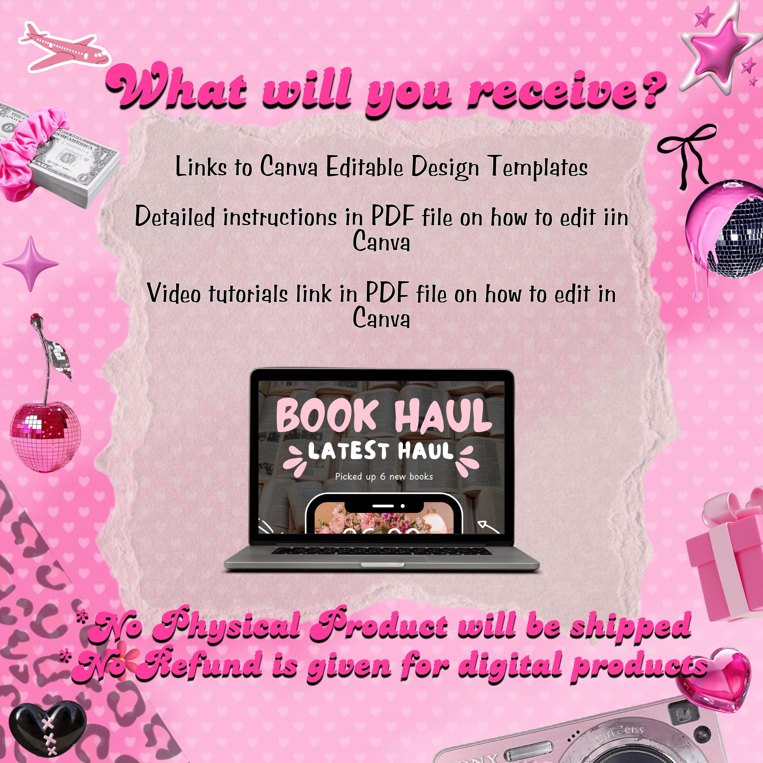 Aesthetic Bookstagram Template, Trendy IOS Cozy Bookish Instagram for Book Lovers,Authors,Readers,Influencer,Bloggers & Social Media Content