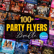 Party Flyers Bundle, Club Party Flyers, Night Club Flyers, Freaknik Party Flyer, Birthday Event Flyer Sunday Hangover Party Flyer Pool Party