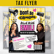 Professional Tax Service Flyer, Editable Don't be Cluless Tax Flyer, Tax Refund Preparation, Accountant Marketing Flyer, Tax Business Flyer
