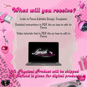 Customizable Hair Logo Designs for Beauty Salons, Nail Techs, and Hairstylists - Elevate Your Brand Today!