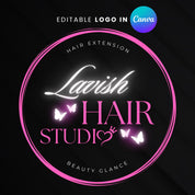 Customizable Hair Logo Designs for Beauty Salons, Nail Techs, and Hairstylists - Elevate Your Brand Today!
