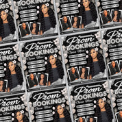 Prom Bookings Flyer, Prom Hair Flyer, Prom Queen MUA Flyer, Prom Sales Flyer, Prom Hairstylist Nails Lashes Makeup BraidsFlyer,MUAFlyerCanva