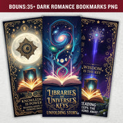 20+ Dark Romance Author Logo Design | Canva DIY Template | Customizable logo design | Gothic romantic pomegranate indie author elegant logo