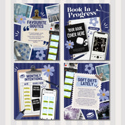 Bookstagram Monthly Reading Recap Templates, Book Review Instagram Posts, Cozy Post for Book Lovers, Authors & Bloggers Social Media Content