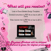 Black and Red Hairflix Acuity Scheduling Template for Hair Stylists, Lash Techs and MUAs, Hairstylist Scheduling Website, DIY Booking Site
