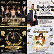 Mega Graduation Flyer Bundle, Graduation invitation Flyer, Class of 2026 Celebration Flyer, Graduation Booking Flyer,Canva Senior grad flyer