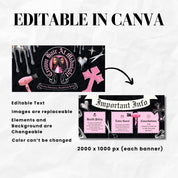 CHROME HEARTS Inspired Acuity Design, Beauty Businesses Acuity Scheduling Booking Website Template, Luxury booking site,nails,hair