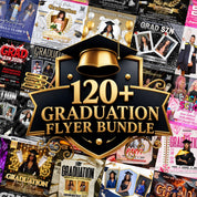 Mega Graduation Flyer Bundle, Graduation invitation Flyer, Class of 2026 Celebration Flyer, Graduation Booking Flyer,Canva Senior grad flyer
