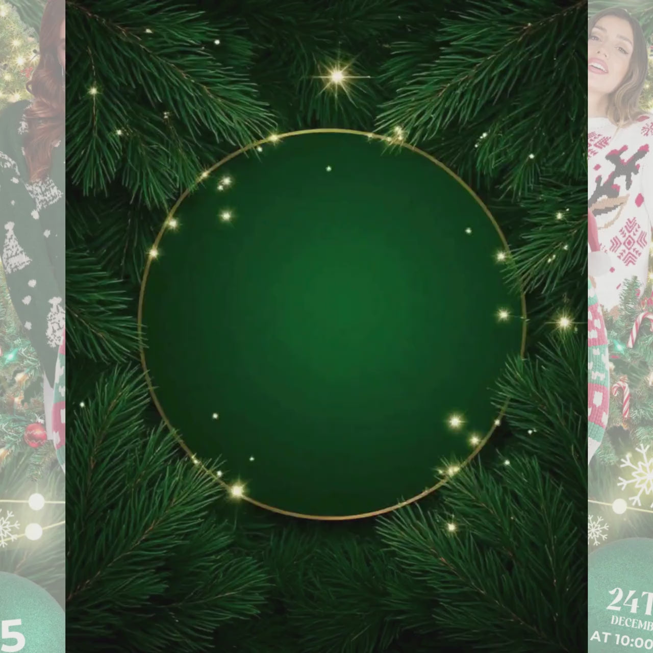 Ugly Sweater Christmas Party Flyer Template - Perfect for Holiday Gatherings and Festive Events