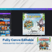 Travel Agent Instagram Posts Bundle, 30+ Travel Agent Social Media Templates