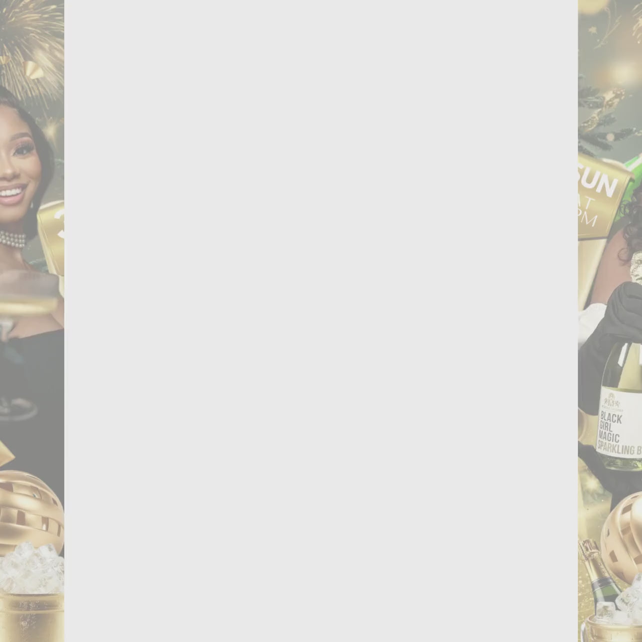 New Year Party Flyer 2026 Canva Template | Happy New Year Countdown Event Flyer | DJ Nightclub Party Invitation