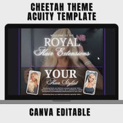 Brown Acuity Scheduling Template for Hair Stylists, Lash Techs and MUAs