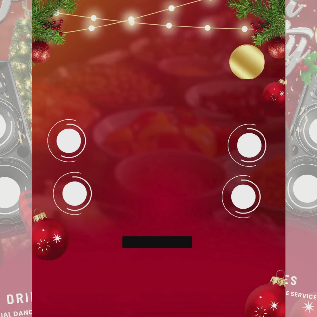 Christmas Pajama Party Flyer, Xmas Holiday Party Flyer
