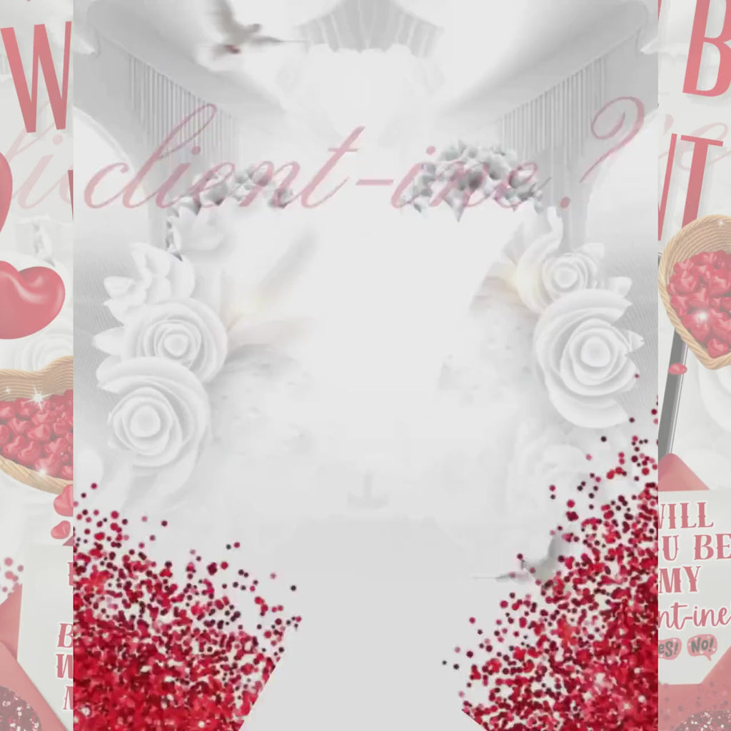 February Booking Flyer Template - Valentine's Day Hair, Lash & Makeup Specials